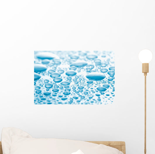 Water Drops Wall Mural