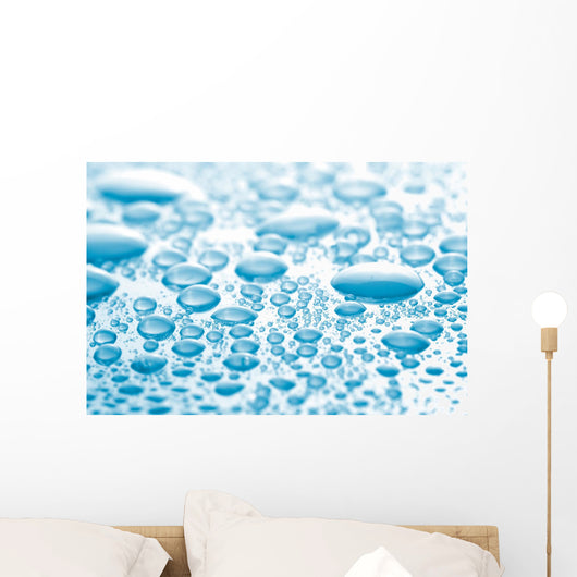 Water Drops Wall Mural