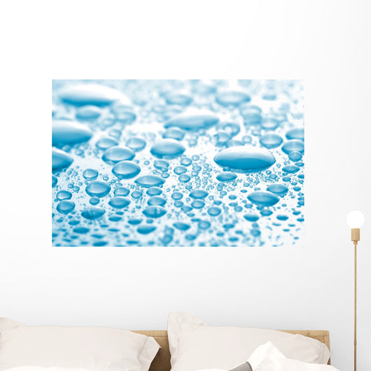 Water Drops Wall Mural