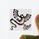 Dragon in ethnic national style of the American Indians Wall Decal