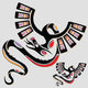 Dragon in ethnic national style of the American Indians Wall Decal