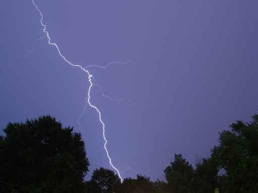 Lightning Strike Wall Decal