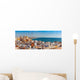 Aerial Panoramic Old City Wall Decal