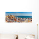 Aerial Panoramic Old City Wall Decal