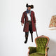 Pirate Captain Wall Decal