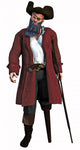 The Pirate Captain - 3D Render Wall Decal