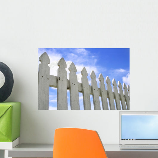 White Picket Fence Wall Mural