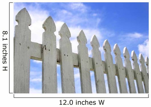 White Picket Fence Wall Mural