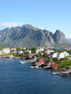 Cabins Rouges Norvege Wall Decal Design 1