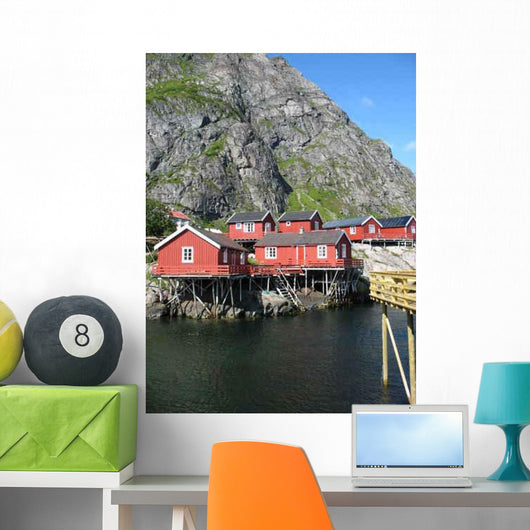 Lofoten Rorbuer Wall Decal