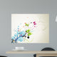 Vector Flower Illustration Wall Mural