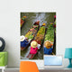 floating market in bangkok Wall Mural