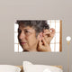 acupuncture in ear zone Wall Mural