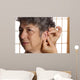acupuncture in ear zone Wall Mural