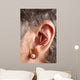 acupuncture needles in ear Wall Mural