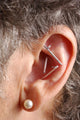 acupuncture needles in ear Wall Mural