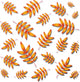 Rowan Autumn Leaves Wall Mural