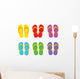 Flip-Flop Wall Decal