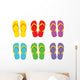 Flip-Flop Wall Decal