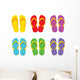 Flip-Flop Wall Decal