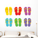 Flip-Flop Wall Decal