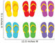 Flip-Flop Wall Decal