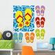 Flip-Flop Wall Decal