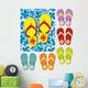 Flip-Flop Wall Decal