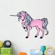 Illustration Eines Einhorns Wall Decal