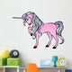 Illustration Eines Einhorns Wall Decal