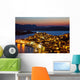 Greek island Poros at night, Greece, 2009 Wall Mural