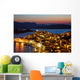 Greek island Poros at night, Greece, 2009 Wall Mural