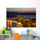 Greek island Poros at night, Greece, 2009 Wall Mural