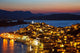 Greek island Poros at night, Greece, 2009 Wall Mural