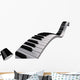 Piano keyboard floating Wall Decal