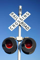 Railroad Crossing Sign Wall Decal