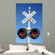 Railroad Crossing Sign Wall Decal