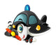 Cartoon Happy Police Plane Wall Decal