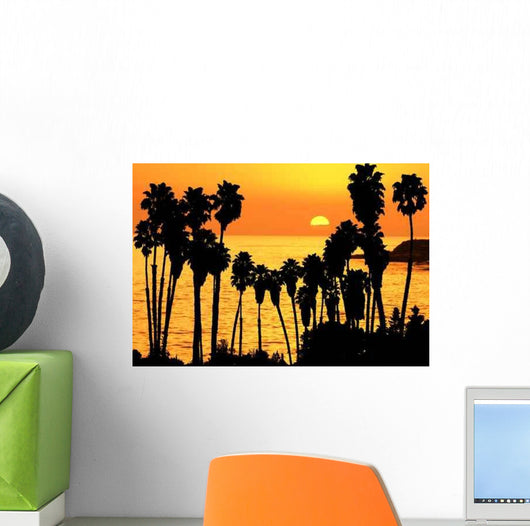 Tropical Sunset Wall Decal