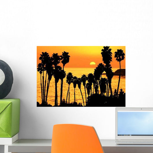 Tropical Sunset Wall Decal