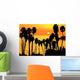 Tropical Sunset Wall Decal