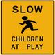 Slow Children Play Symbol Wall Decal