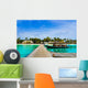 Boat Moored Tropical Island Wall Decal