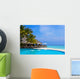 Cafe and Pool on a Tropical Beach Wall Mural