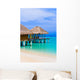 Spa salon on beach Wall Mural