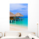 Spa salon on beach Wall Mural