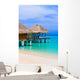 Spa salon on beach Wall Mural