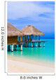 Spa salon on beach Wall Mural