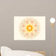 Orange Yellow Mandala Wall Decal