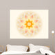 Orange Yellow Mandala Wall Decal